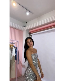 VESTIDO SILVER SHINE HMR 
